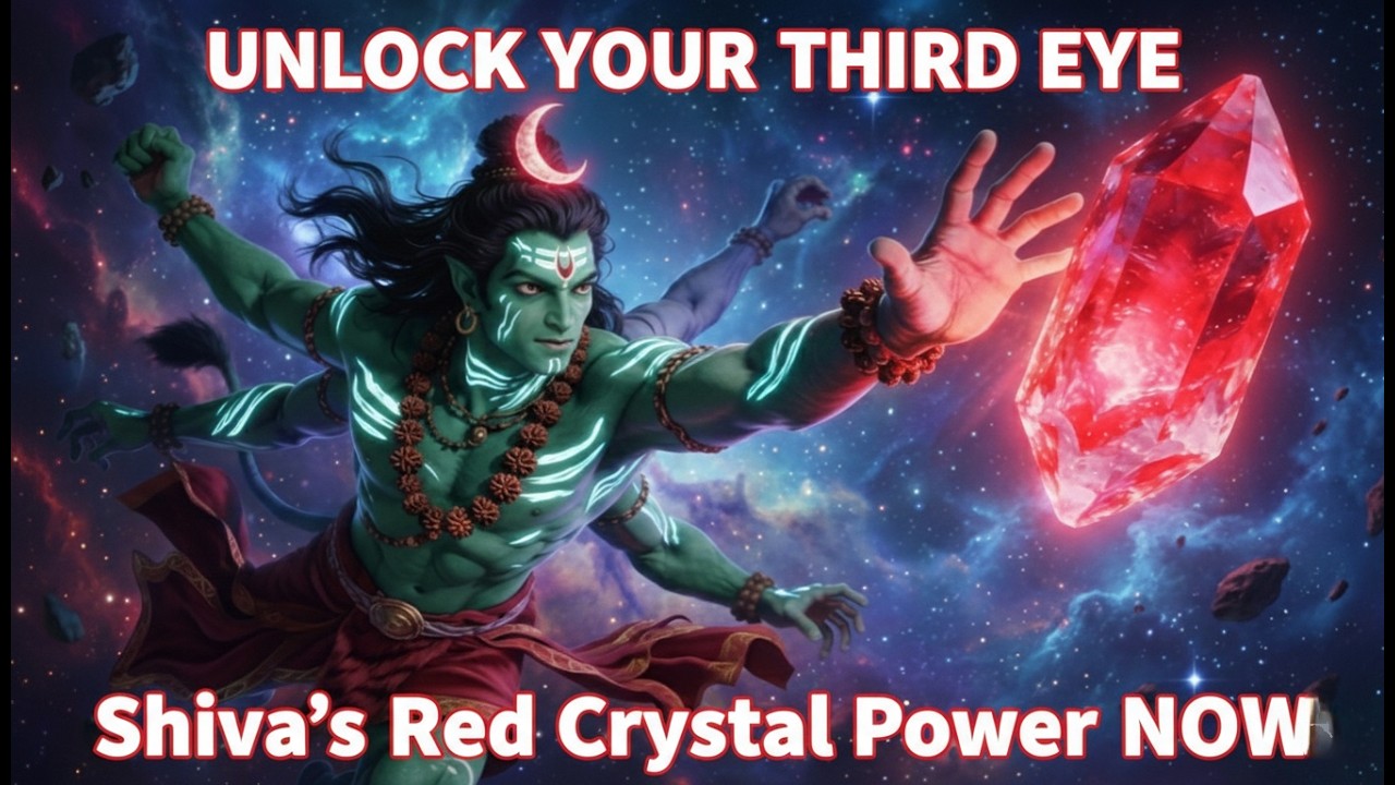 Unlock Your Third Eye with Shiva's Red Crystal Power—Activate NOW!
