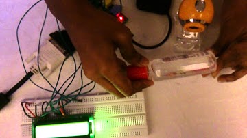 Raspberry Pi Demo - Bar Code Scanning and displaying in LCD.