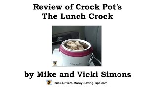 Crock Pot 20 Ounce Lunch Crock Food Warmer Review 