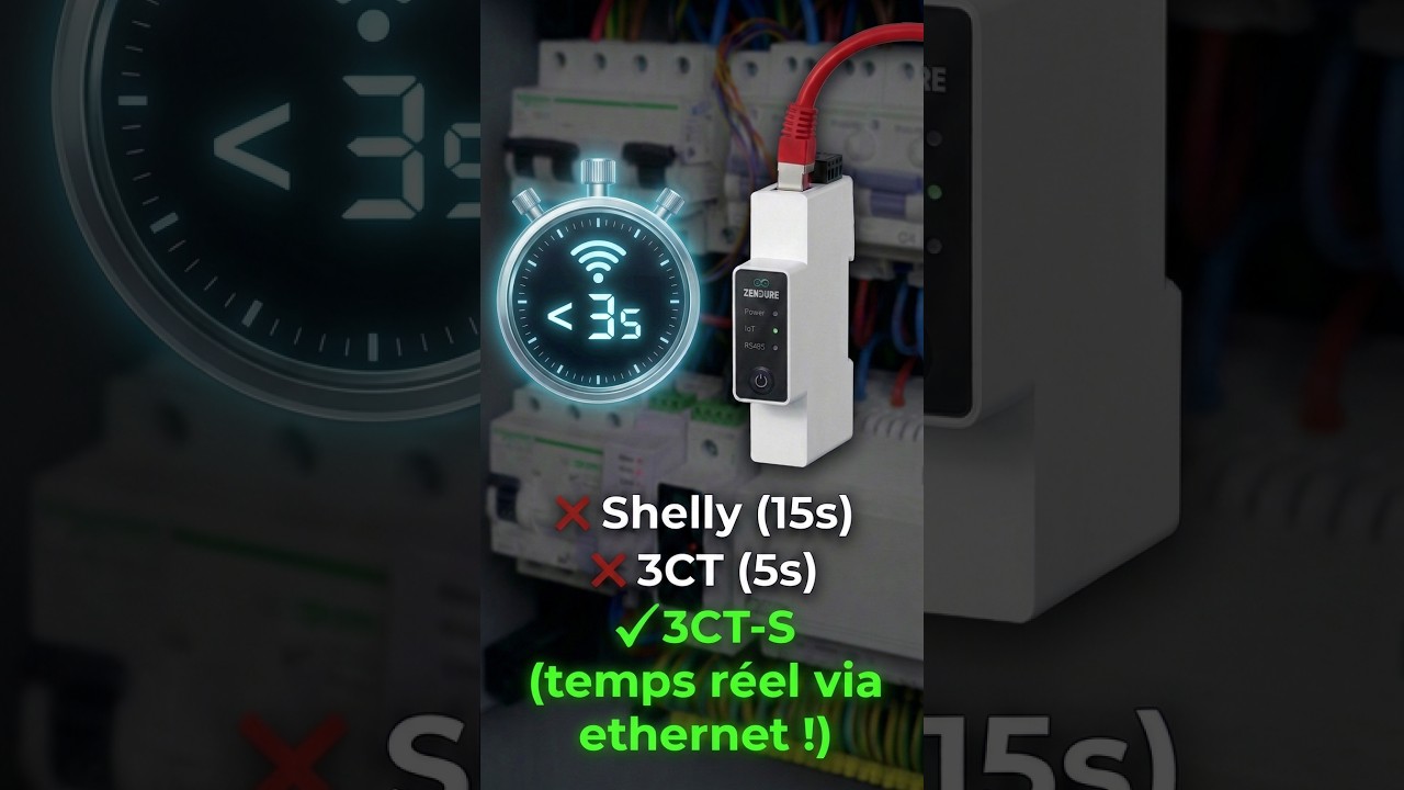 Smart Meter Zendure 3CT-S : le compteur filaire en temps réel - YouTube