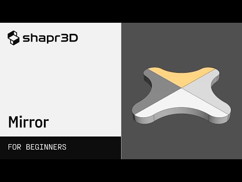 Mirror sketches and bodies | Creating simple 3D bodies - Mirror sketches and bodies | Creating simple 3D bodies