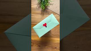 1 min craft🎁 | Fast Gift Envelope Making #diy #envelopemaking #papercraft #shorts #crafts