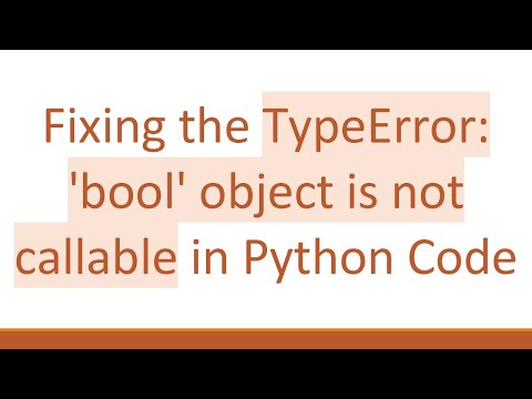 Fixing the TypeError: