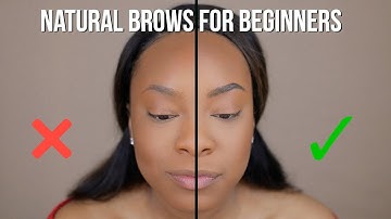 EYEBROW TUTORIAL FOR BEGINNERS | NATURAL BROWS IN JUST 3 EASY STEPS!!