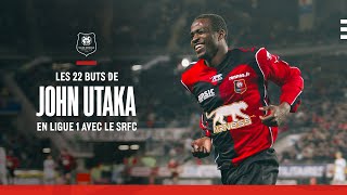 Les 22 buts de John Utaka en Ligue 1 avec le Stade Rennais F.C.