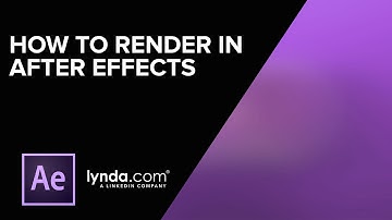 After Effects Tutorial - Rendering with Adobe Media Encoder