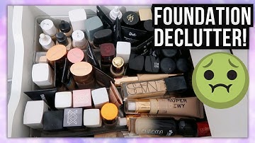 HUGE FOUNDATION DECLUTTER 2022! | Luce Stephenson