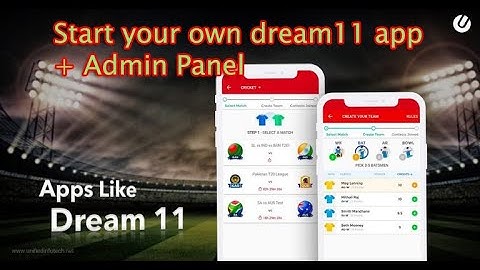 [Part-1] Apk File With Admin Panel, Fantasy Cricket App like dream11, start your own fantasy app