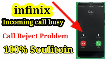 Make Infinix Call Reject Problem//Make Online Without Investment/Infinix incoming call busy online