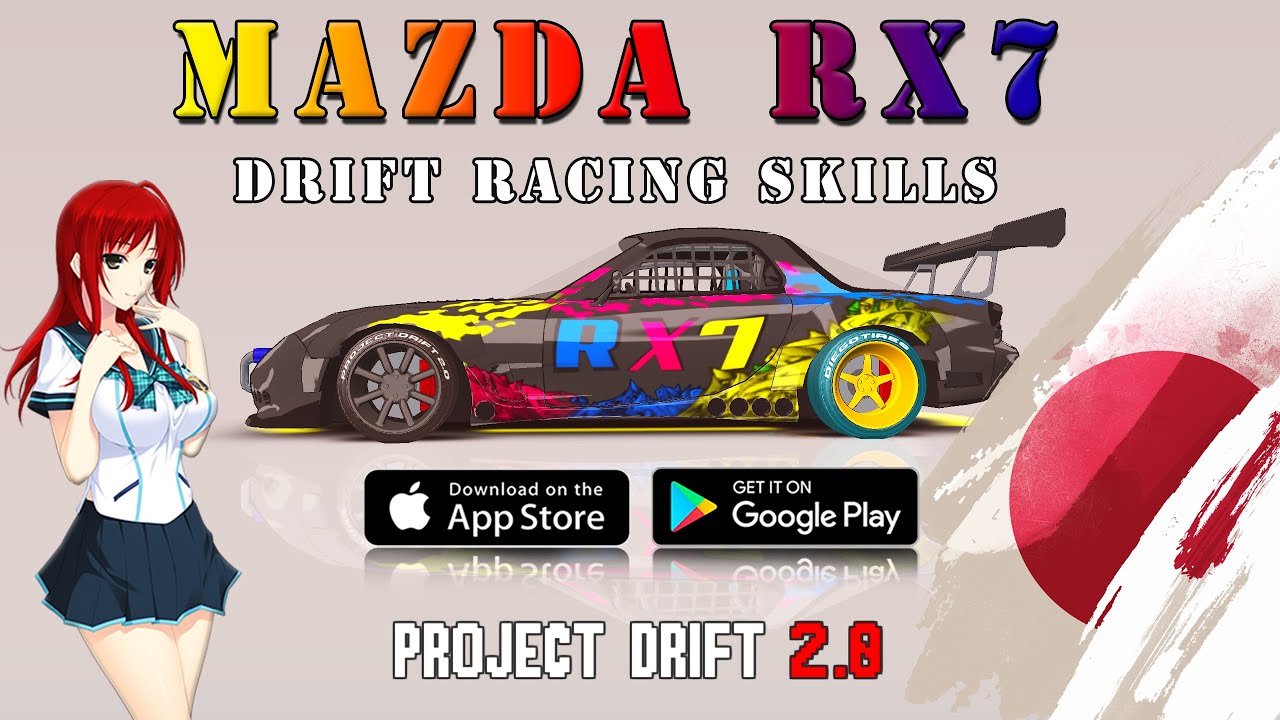 Rx-7 em diferentes jogos mobile. CarX Drift Racing 2 Project Drift 2.0