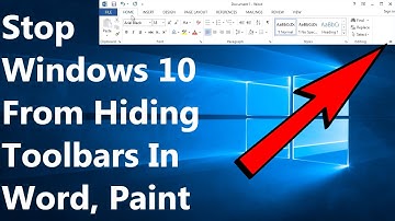 [FIXED] Show the toolbar in Paint Windows 10