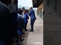 School Principal encouraging learners to #vote