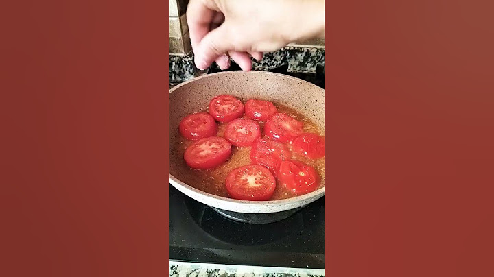 Pratik Kahvaltılık Kaşarlı Domates Kızartması