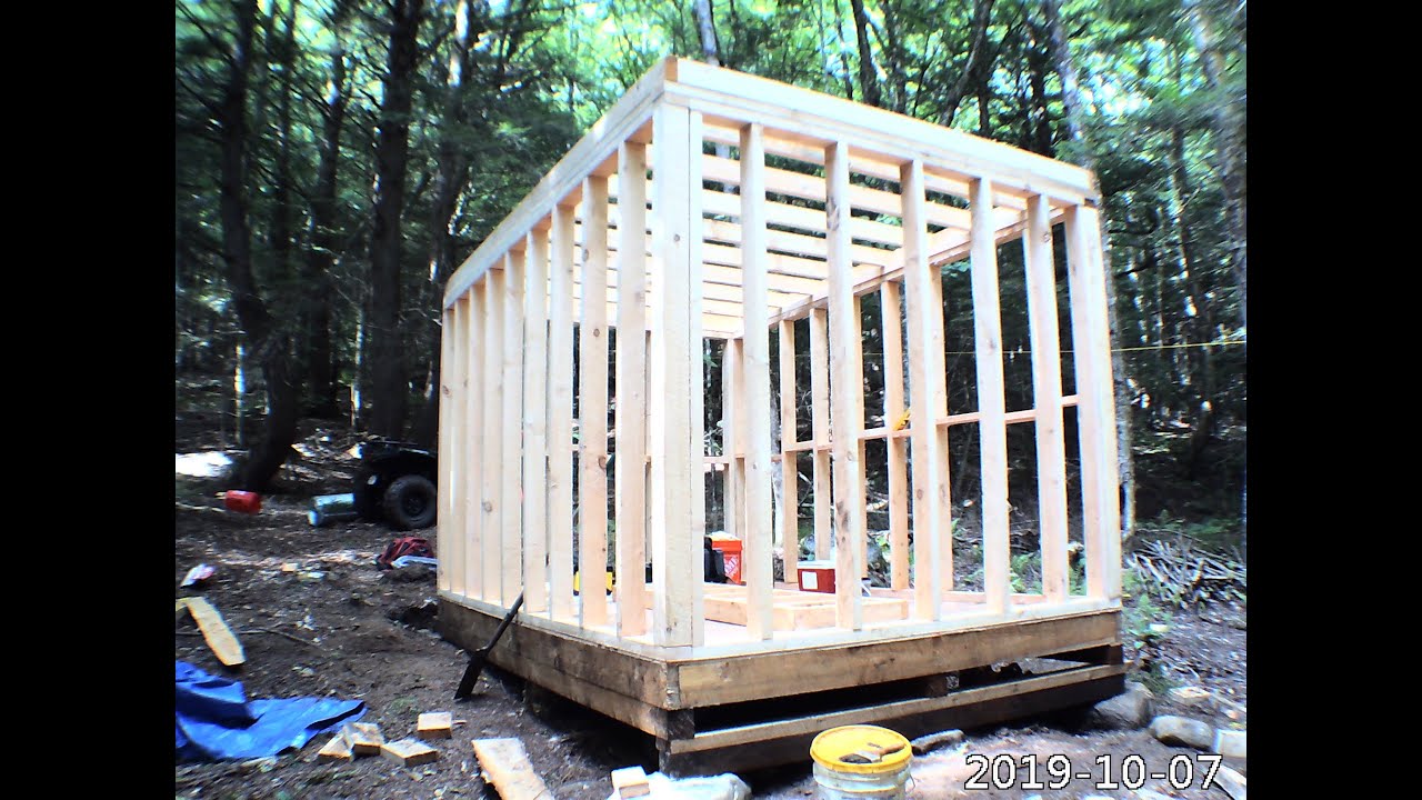 Off Grid Cabin Build Part 3 - YouTube