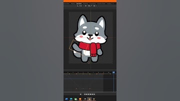 Animating 2D Sprites in Blender 3D #shorts #gamedev