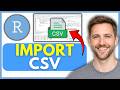How To Import A CSV File To RStudio Using The read.csv Function (EASY) 2026