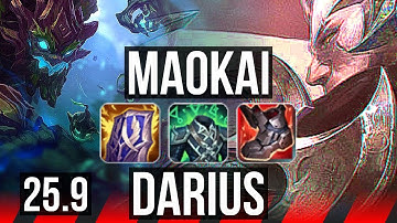 MAOKAI vs DARIUS (TOP) | EUW Grandmaster | 25.9
