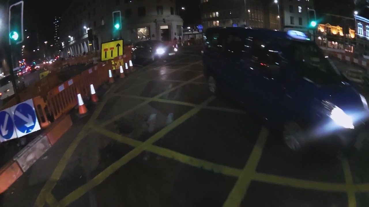 Red Light Jumping Late Night Cyclists - YouTube