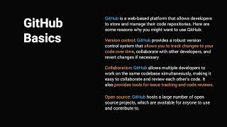 Introduction to GitHub/Projects