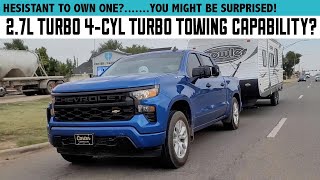 Can a 2022 Silverado 2.7L Turbo 4-cyl actually tow? - Tow Test