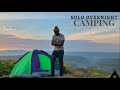 Solo overnight camping in the forest relaxing and cooking eggs fried rice asmr