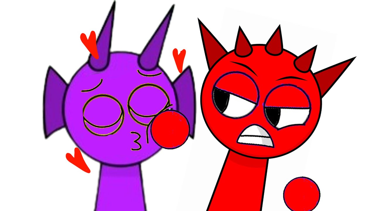 Raddy is trying to escape from Durple #incredibox #sprunki #animations ...