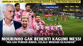 SURPRISED ‼️Mourinho "The Predator's Instinct Is Hard to Predict" 🧠 Messi Creates the Most Luxuri...