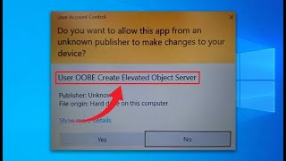 What to Do With User Oobe Create Elevated Object Server