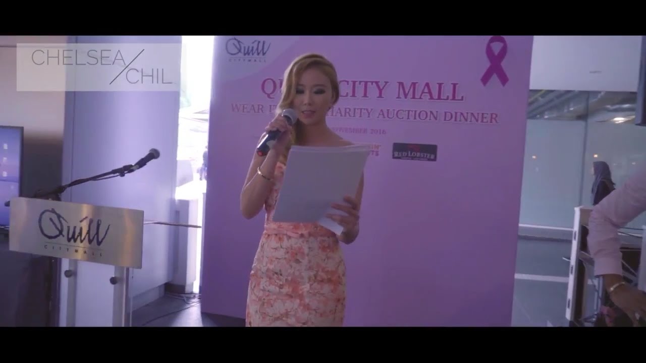 Chelsea Chil -  Emcee showreel (Wear It Pink Charity Auction)