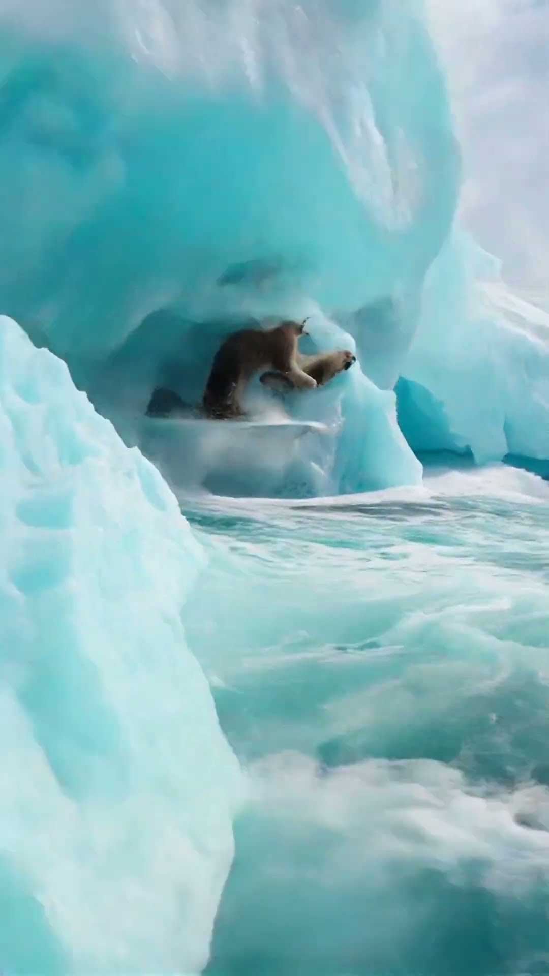 Polar Bear Surfing? Why not!