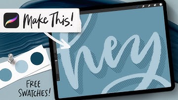 Easy 3D Hatched Shadow in Procreate