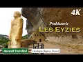 Les Eyzies de Tayac, Pre-History Museum & Human Evolution - Dordogne France 4K Ultra HD / UHD