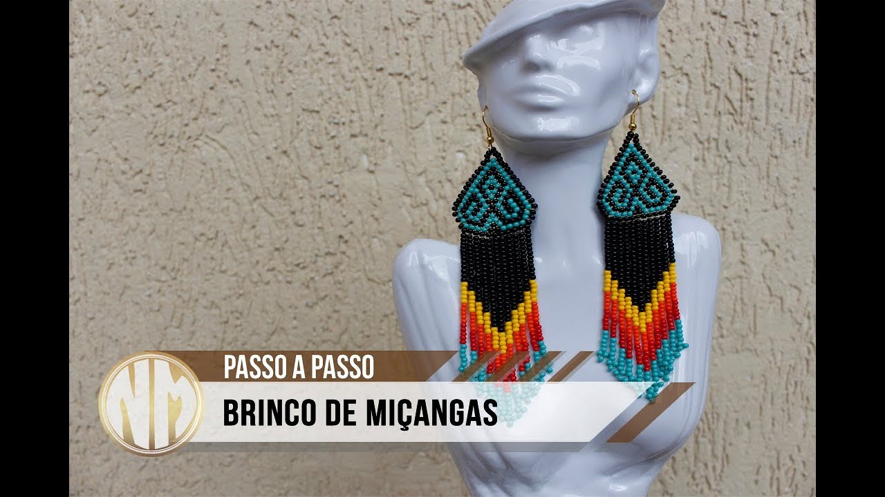 NM Bijoux - Brinco de Miçangas