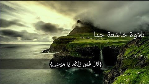 (قَالَ فَمَن رَّبُّكُمَا يَا مُوسَىٰ ) القارئ شريف مصطفي