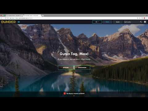 Dunder Anmeldung & Einzahlung erklärt - GameOasis