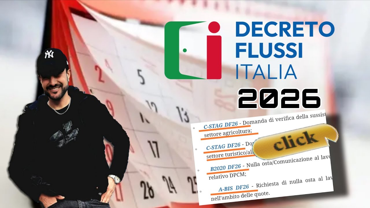 قانون كونطرات 2026🇮🇹 ها امتا غادي يسالي تعمار وها نوع العقود مع تواريخ تقديم الطلبات شوف روسي ديالك 