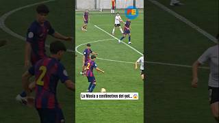 La Masia a centímetros del gol… 😱 FC Barcelona vs UD Montecarlo
