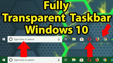 100% Transparent Taskbar on Any Windows 10 || Windows 10 fully transparent taskbar