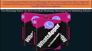 WhatsApper - The WhatsApp Robot Demo review screenshot 1