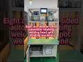 Double sided fully automatic lithium battery spot welding machine #battery factory #battery machine