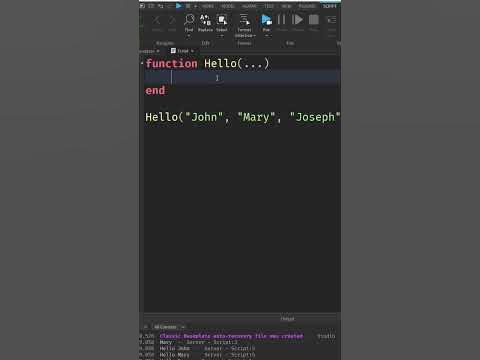 Did you know this secret of Lua functions? #short - YouTube