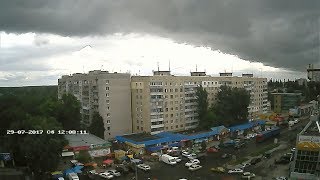 Дождливая суббота в Новомосковске (29-07-2017)