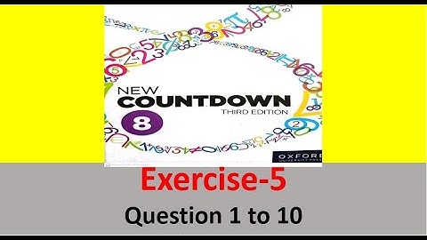 Class 8 Math Exercise 5 Question 1 to 10 || New countdown third edition class 8 math||Financial math