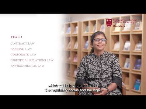 NLSIU's Master of Business Laws Programme | Dr.  Betsy Rajasingh - video from NLSIU