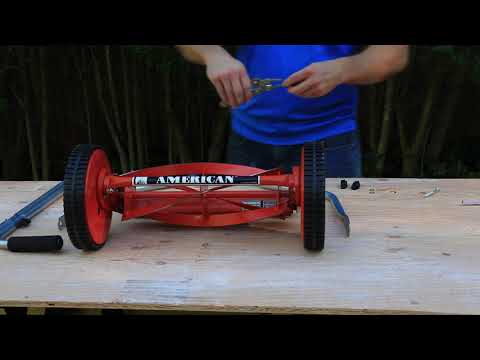 Unboxing, Assembly and Demo the American Lawn Mower Co. 14-inch Push Reel Lawn Mower