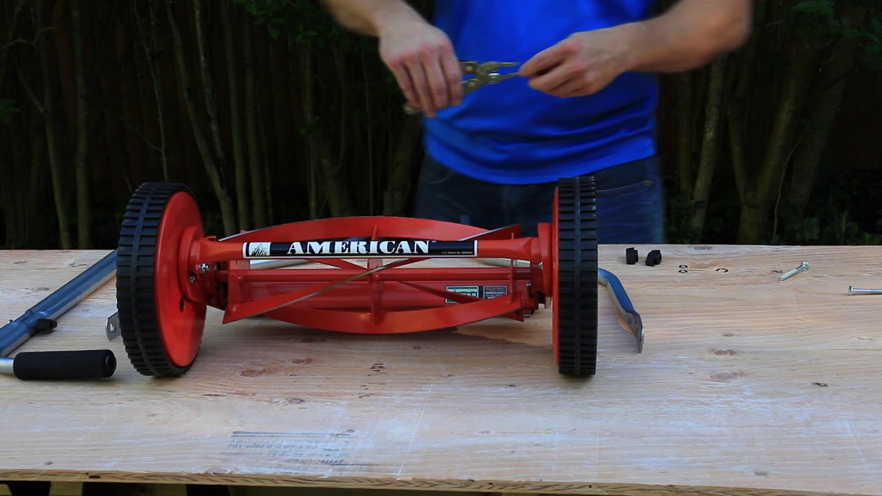 Unboxing, Assembly and Demo the American Lawn Mower Co. 14-inch Push Reel  Lawn Mower 