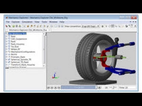 Importing a CAD Suspension Assembly into SimMechanics - YouTube