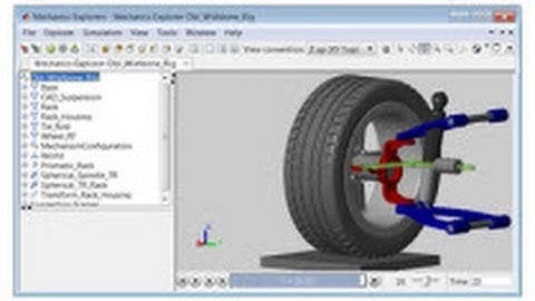 Importing a CAD Suspension Assembly into SimMechanics