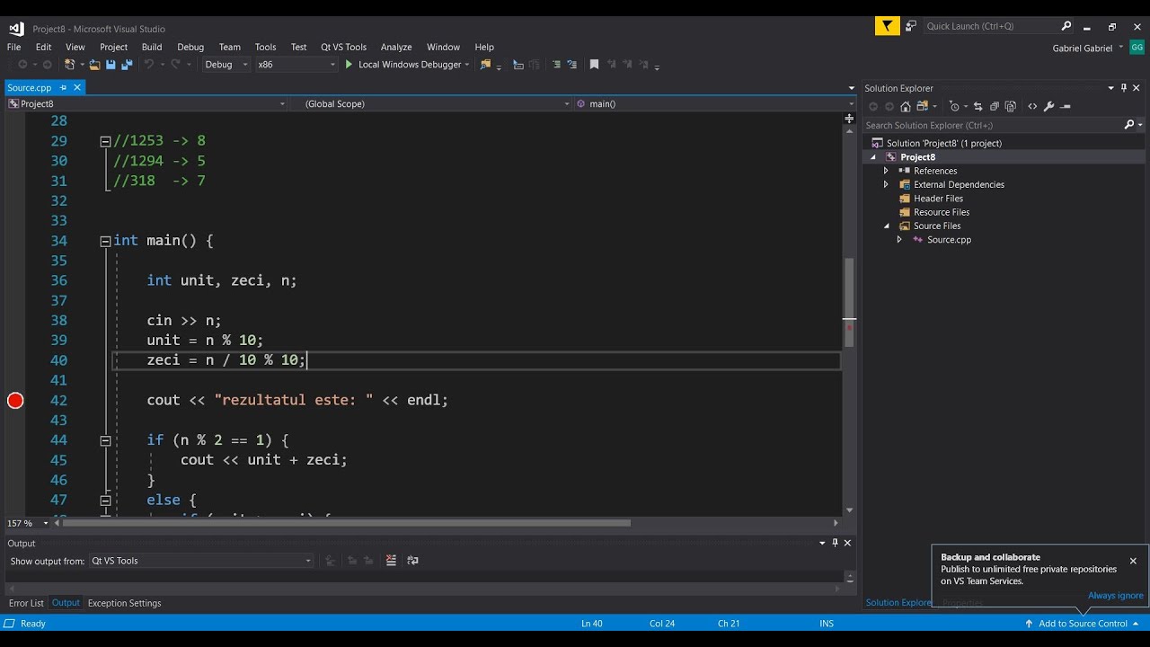 Curs C++ Exemple de Probleme cu Operatori (lectia 4) - YouTube