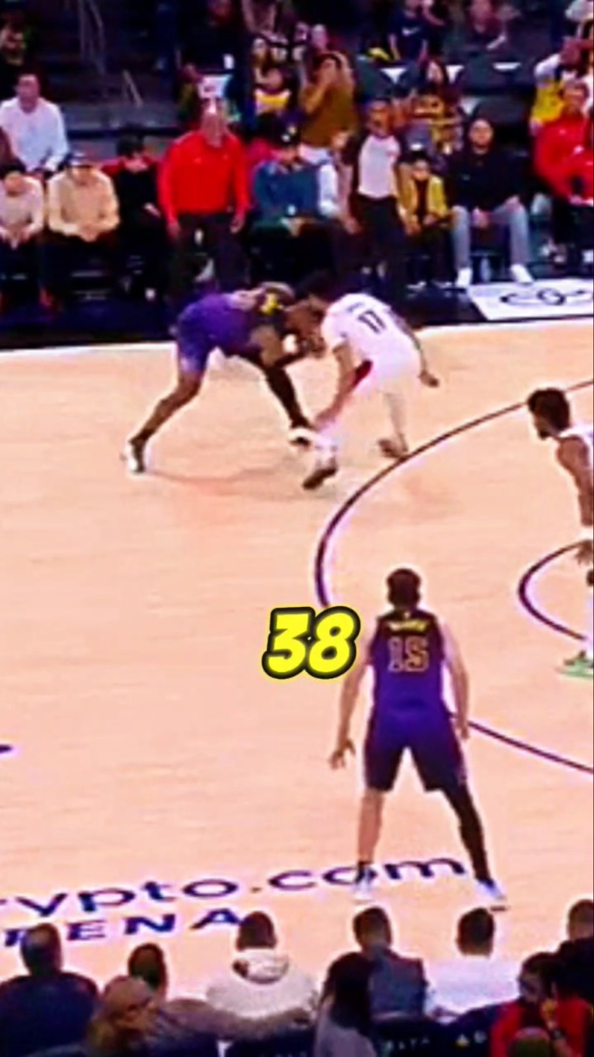 38 at 40 LeBron + Lakers WIN No Davis!!! #lakers #nba #lebronjames #losangeles #goat #legend #hoops